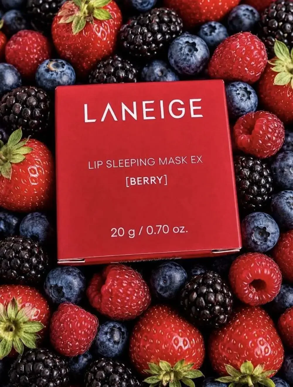LANEIGE Lip Sleeping Mask [Berry] 20g - 0.70 Oz. Intense Moisture